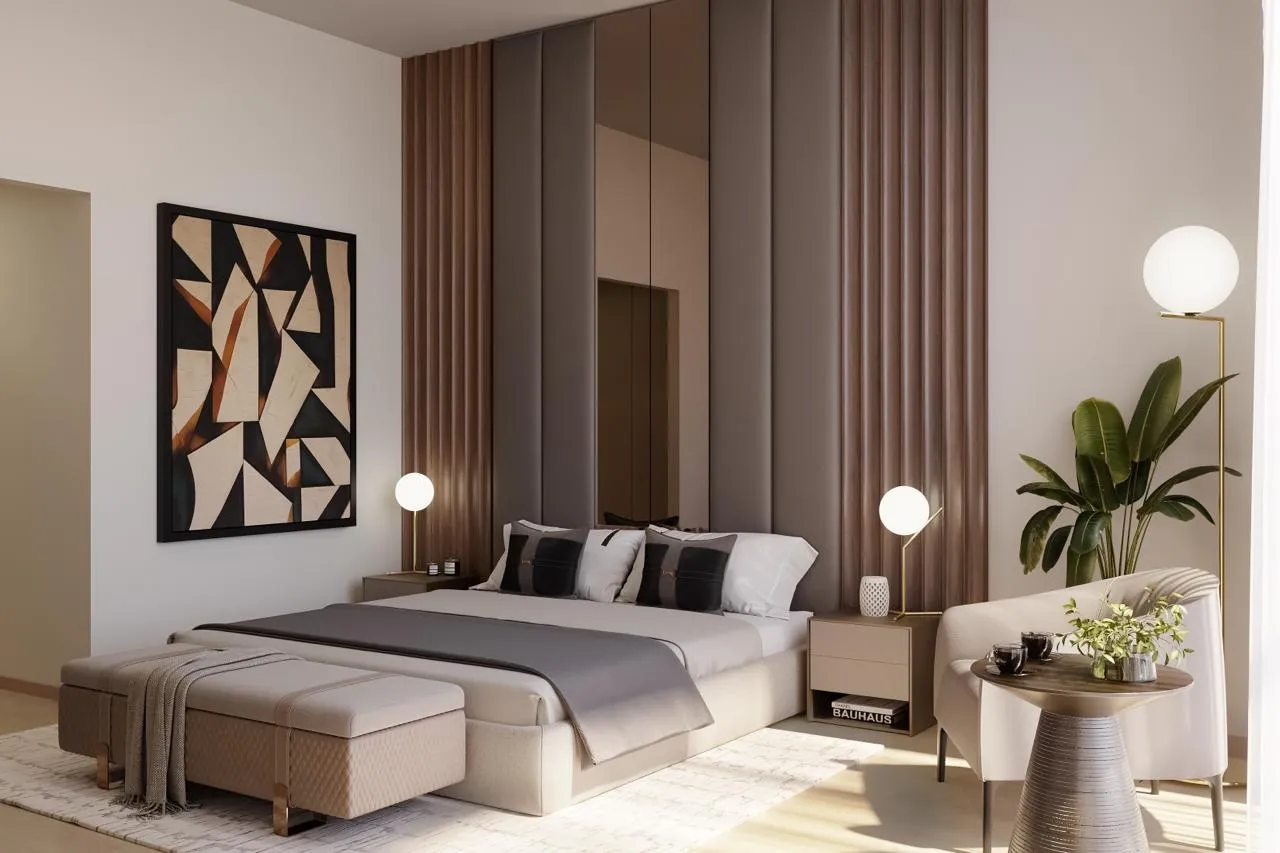 Living room of a fully furnished Imperial apartment